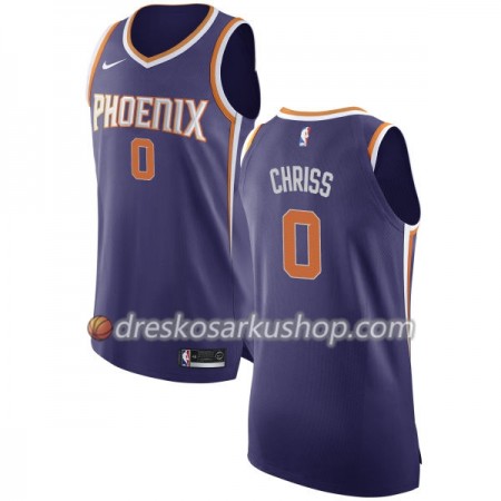 Muški NBA Dres Phoenix Suns Marquese Chriss 0 Nike 2017-18 Ljubičasta Swingman